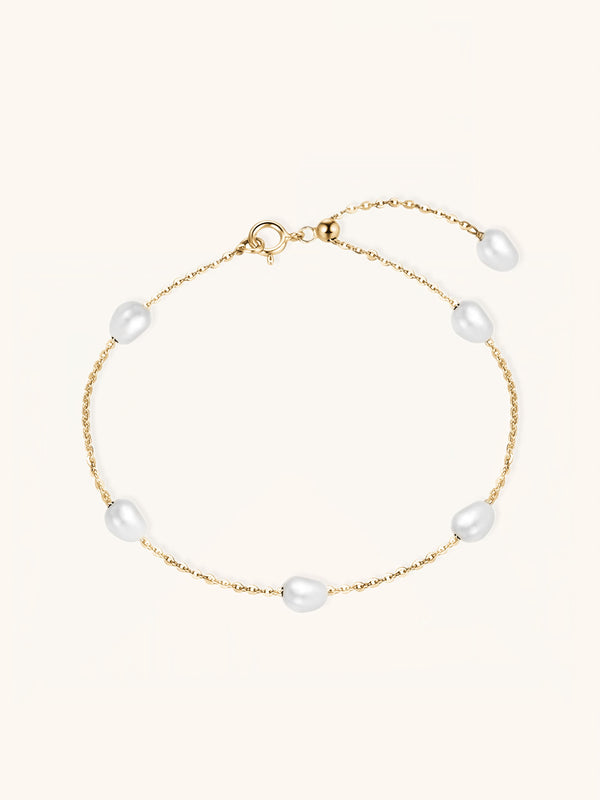 PEARLY Cable Chain Bracelet