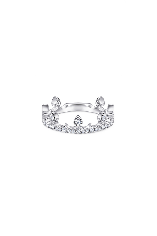 CHARLOTTE Princess Crown MNML LUXE Ring