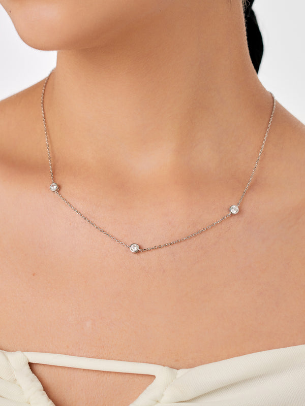 CLAIRE Trio Diamond Necklace