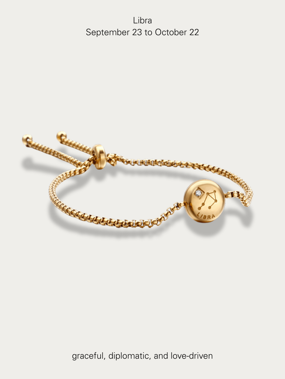 Cosmic Gold Zodiac Bracelet - Minimalist Lab