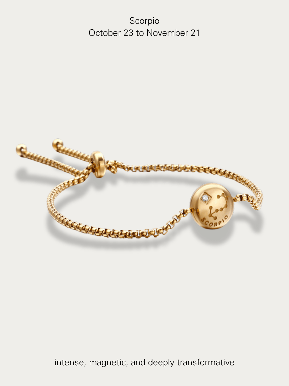 Cosmic Gold Zodiac Bracelet - Minimalist Lab