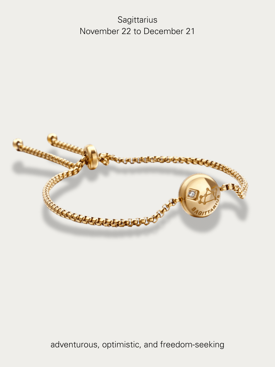Cosmic Gold Zodiac Bracelet - Minimalist Lab