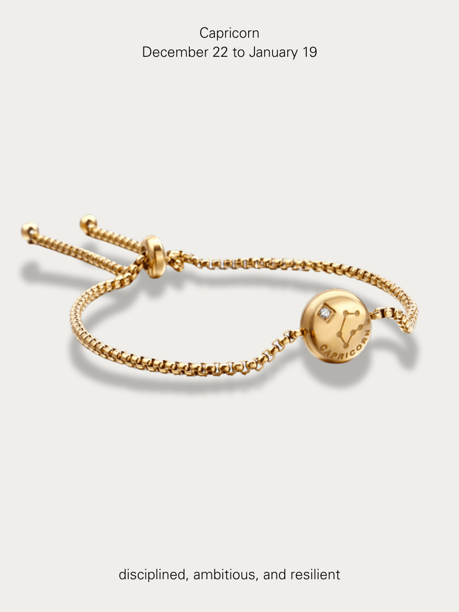Cosmic Gold Zodiac Bracelet - Minimalist Lab