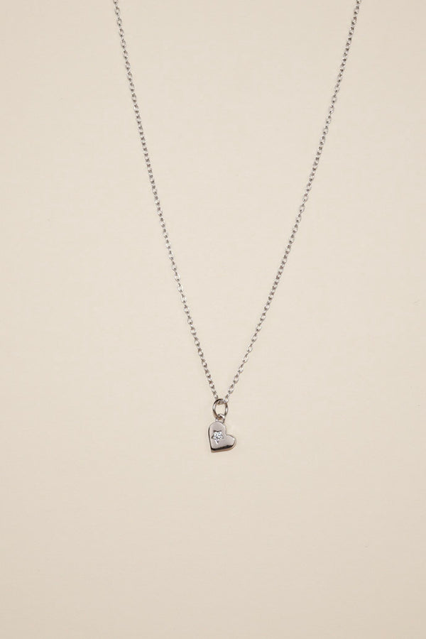 THEA Heart Sterling Silver Necklace