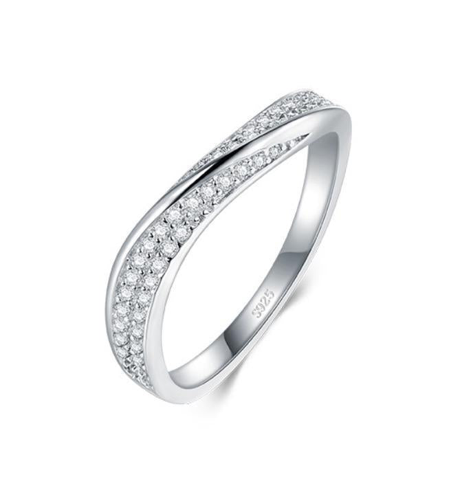 ASPEN Swirl Sterling Silver Ring - Minimalist Lab