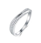 ASPEN Swirl Sterling Silver Ring - Minimalist Lab