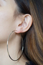 Classic Thin Essential Hoop Earrings - Minimalist Lab
