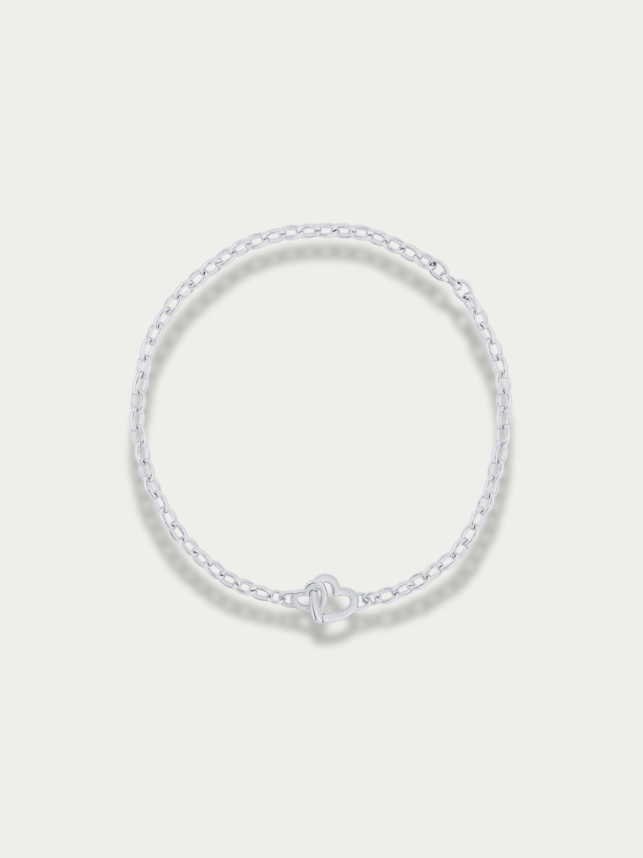 Heartlink Chain Bracelet - Minimalist Lab