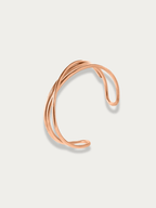 Fearless Crosslined Bangle - Minimalist Lab