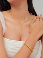 Doggy Pendant Engravable Necklace - Minimalist Lab