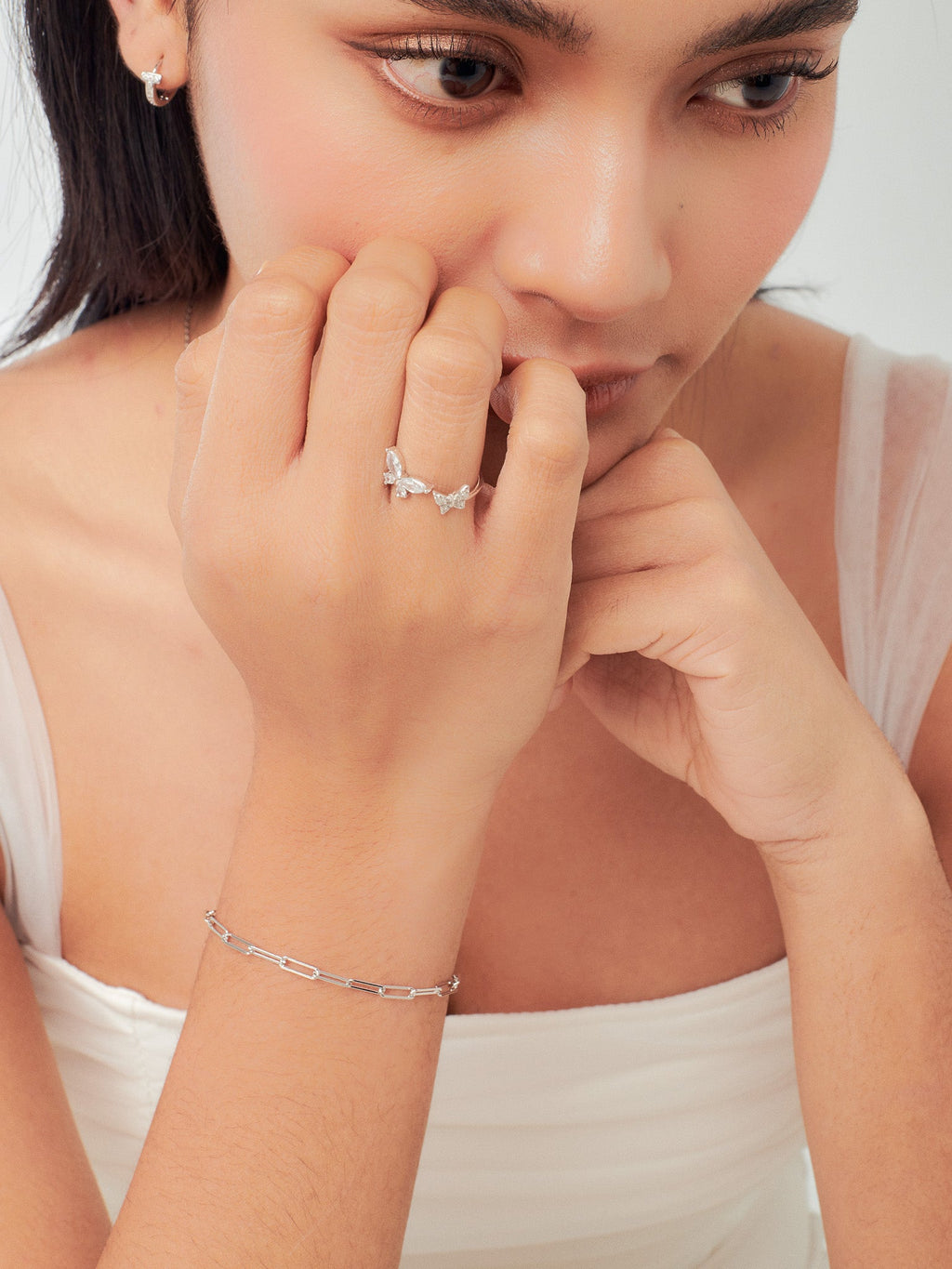 PAPERCLIP Link Sterling Silver Bracelet - Minimalist Lab