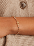 Heartlink Chain Bracelet - Minimalist Lab
