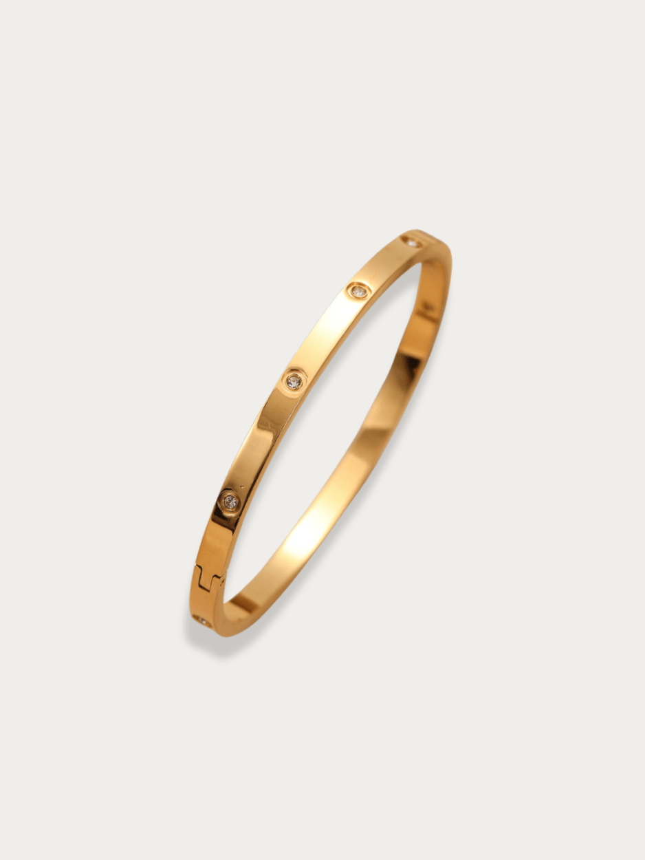 Vetra Diamond Band Bangle - Minimalist Lab