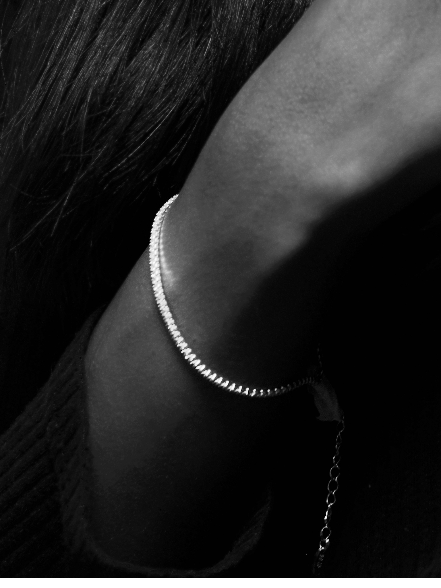 NORA Tennis Paperclip Chain Sterling Silver Bracelet - Minimalist Lab