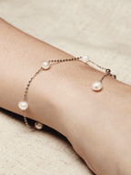 PEARLY Cable Chain Sterling Silver Bracelet - Minimalist Lab