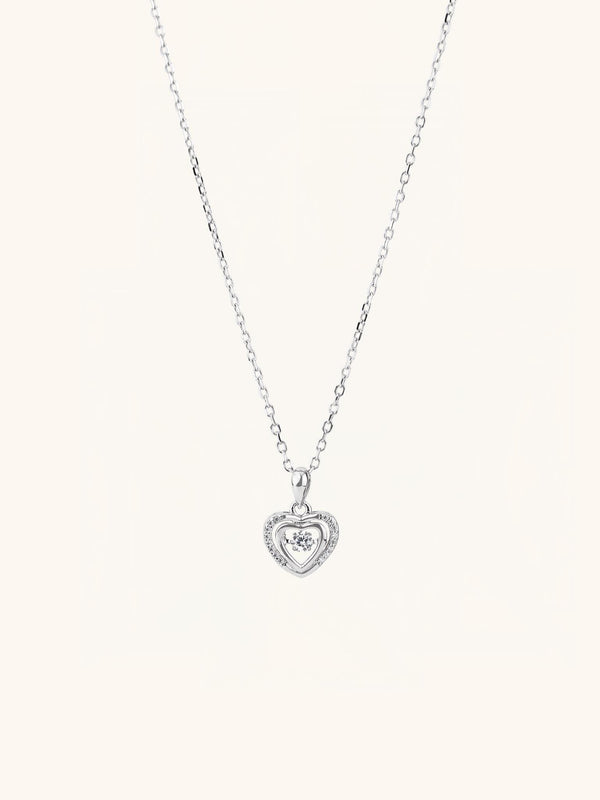 AMOUR Heart Dancing Diamond Necklace