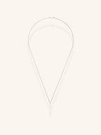 Axis Pendant in Minimalist Curb Chain Necklace - Minimalist Lab