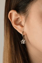 MNML x Zee Avi Hibiscus Flower Hoop Earrings - Minimalist Lab