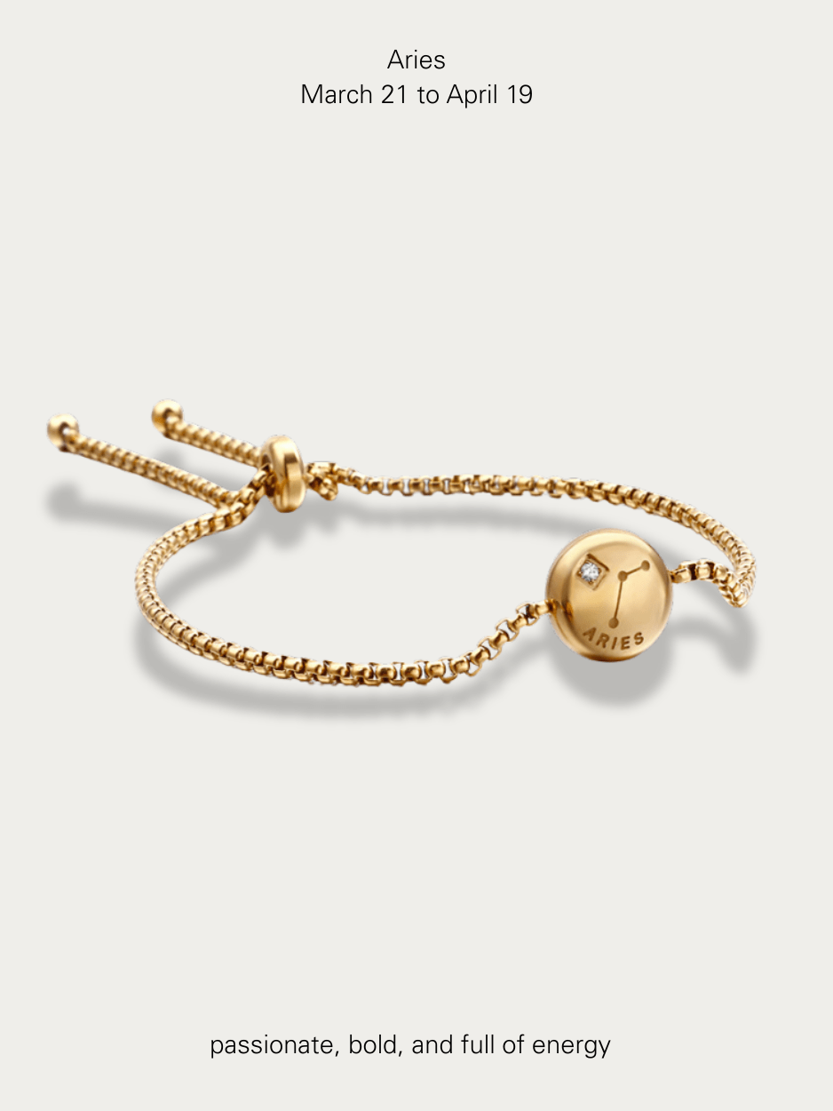 Cosmic Gold Zodiac Bracelet - Minimalist Lab