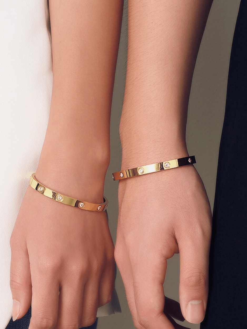 Vetra Diamond Band Bangle - Minimalist Lab
