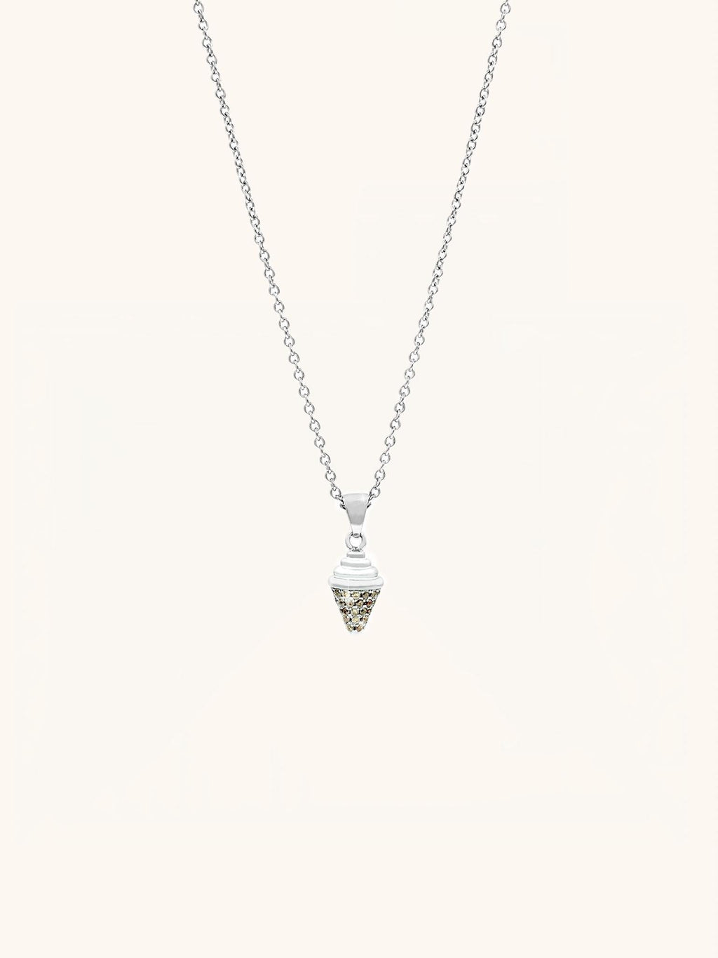 SUNDAE Ice Cream Sterling Silver Necklace - Minimalist Lab