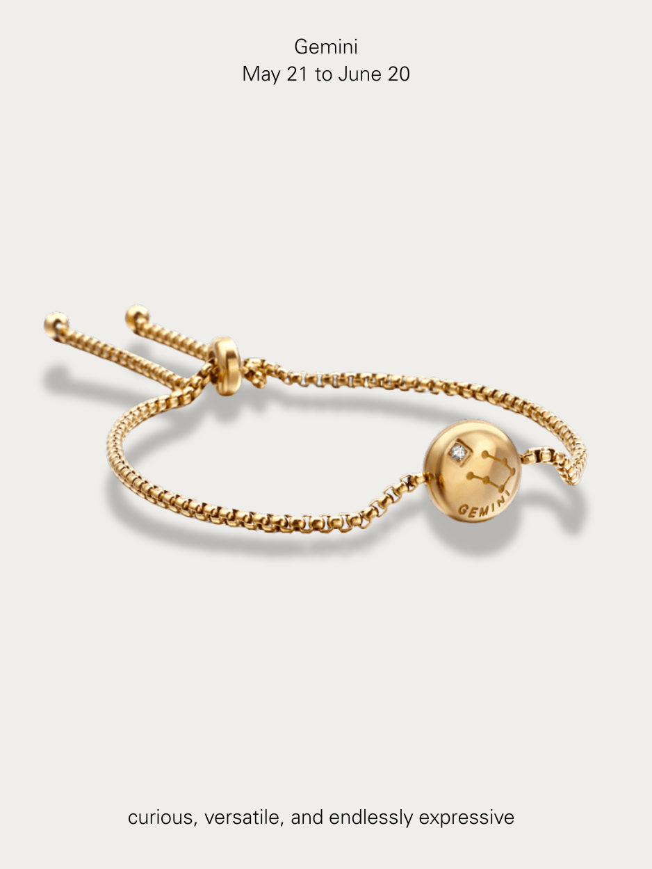 Cosmic Gold Zodiac Bracelet - Minimalist Lab
