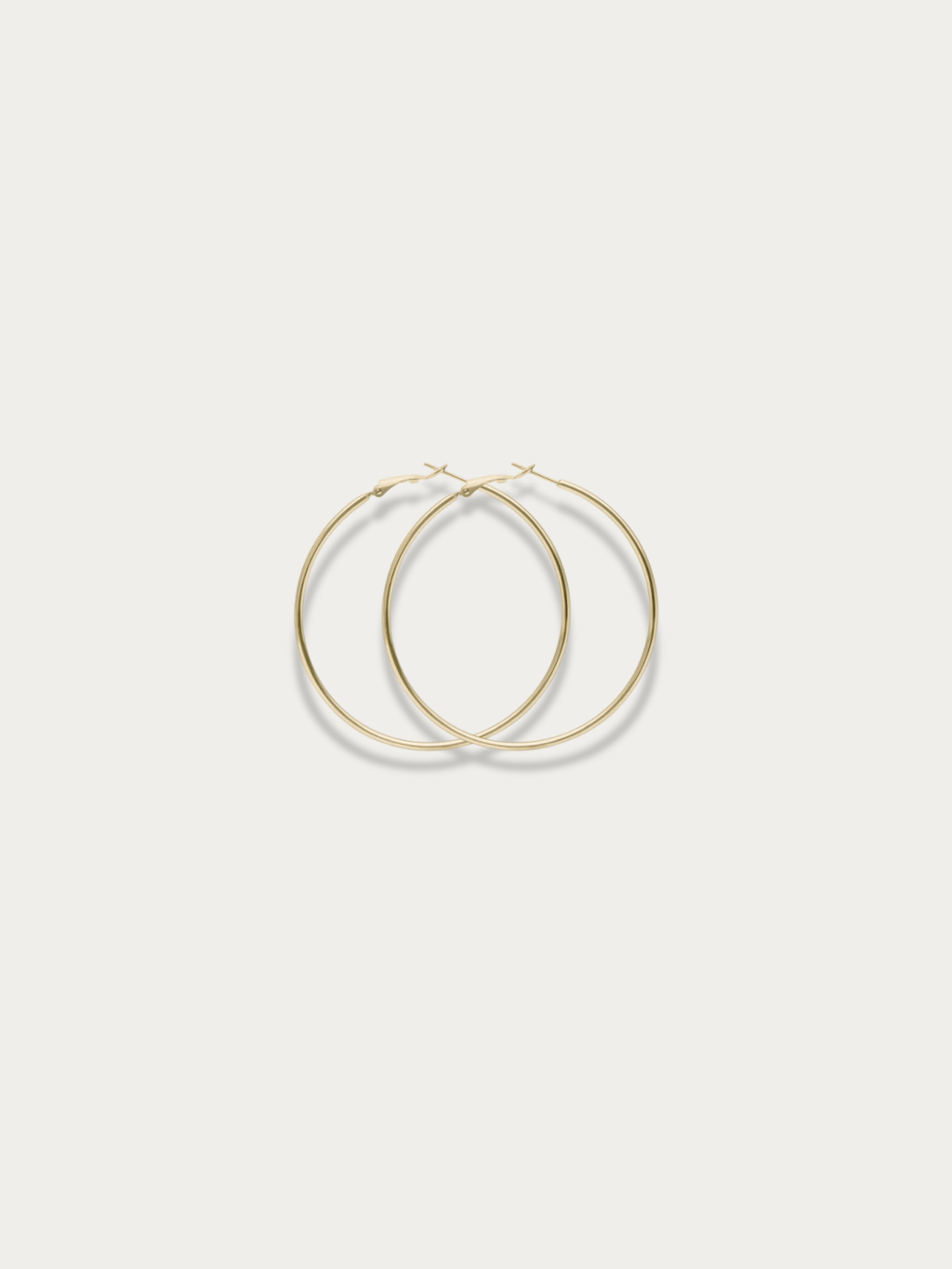 Classic Thin Essential Hoop Earrings - Minimalist Lab