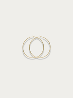 Classic Thin Essential Hoop Earrings - Minimalist Lab