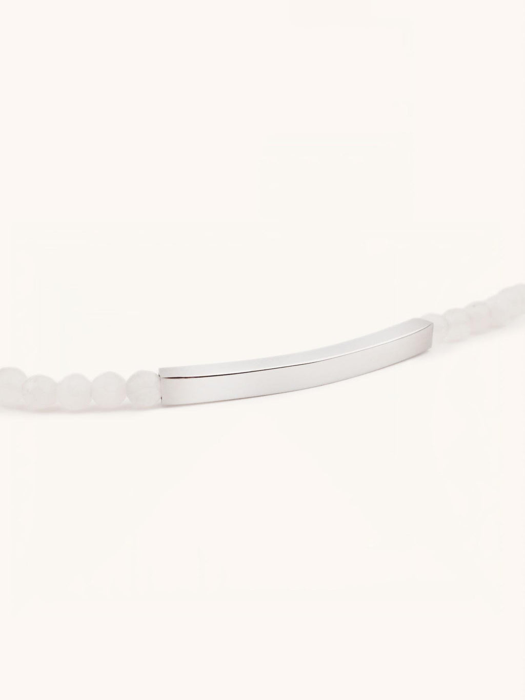 Crystal Beaded Engravable Bracelet - Minimalist Lab