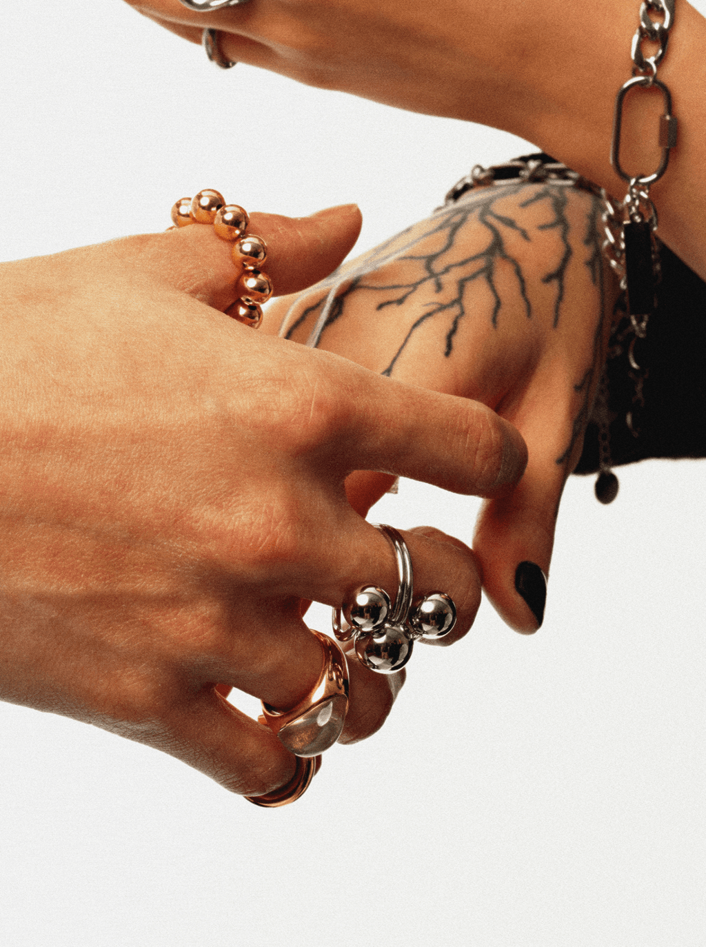 Rhythm Trio Sphere Ring - Minimalist Lab