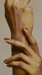 Close-up of trio diamond pendants on 925 silver chain