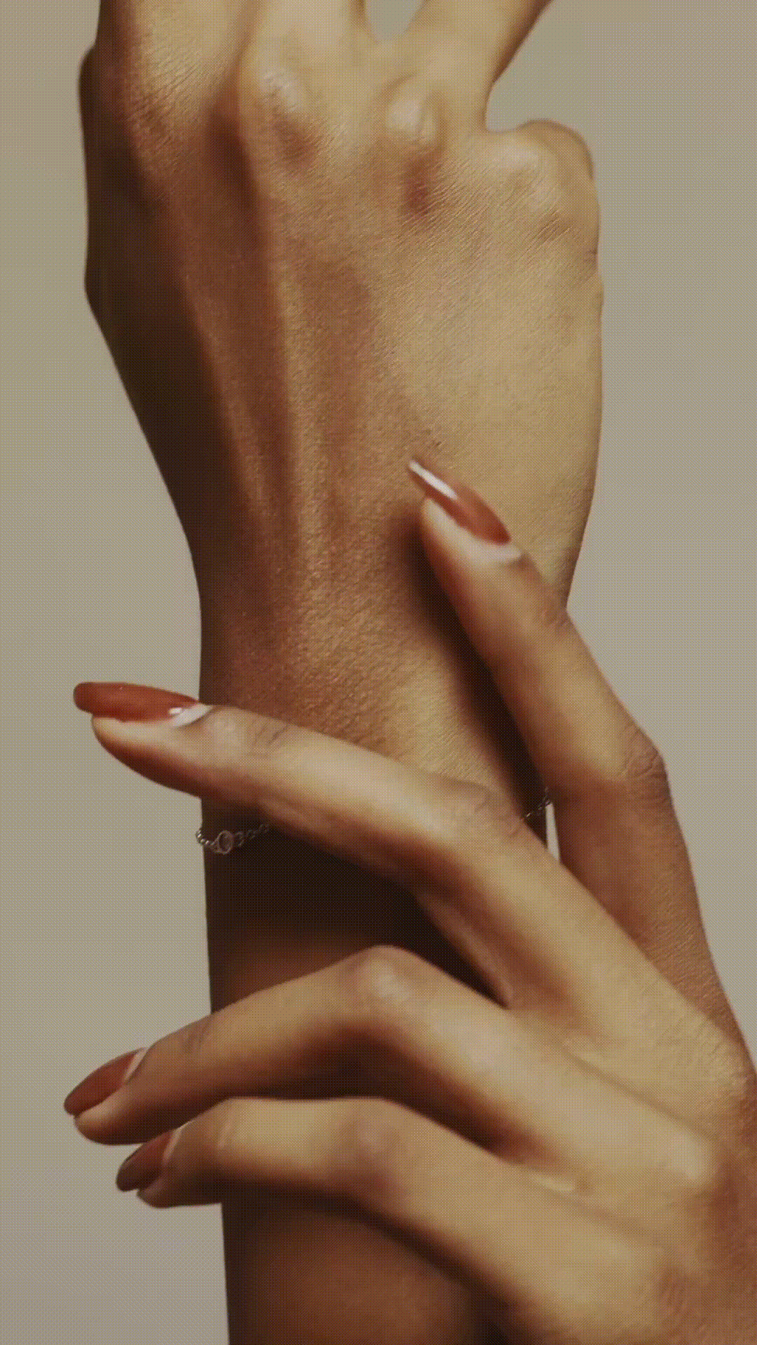 Close-up of trio diamond pendants on 925 silver chain