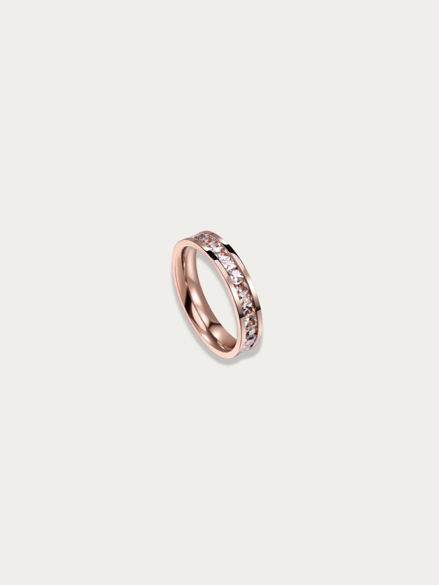 Amara Pink Channel Ring - Minimalist Lab