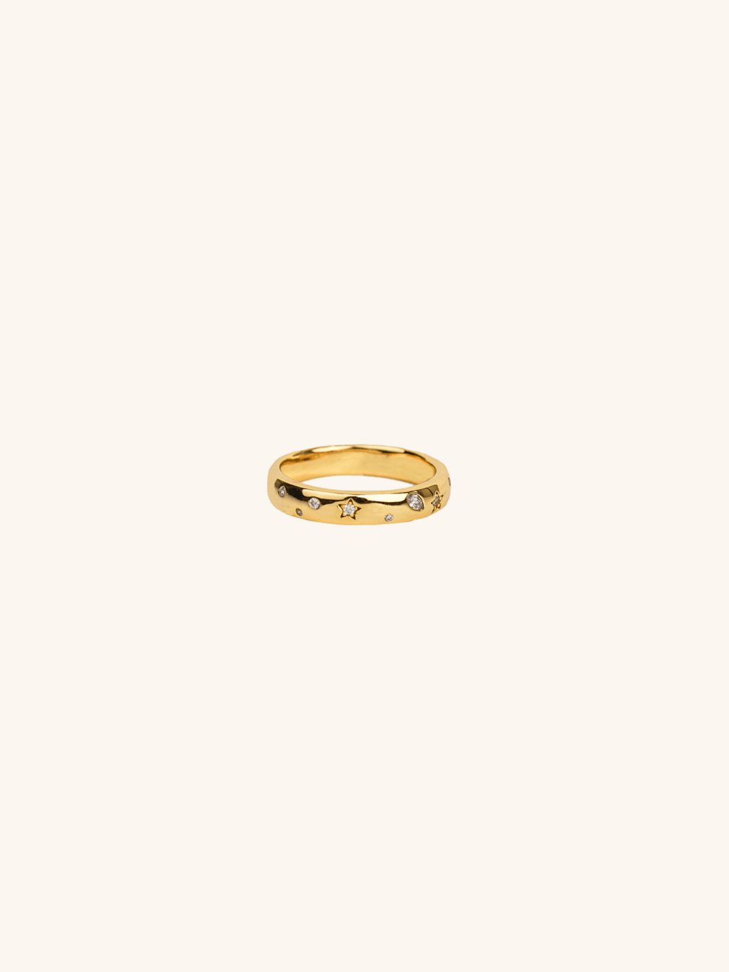 ADALYN Starlight Sterling Silver Ring - Minimalist Lab