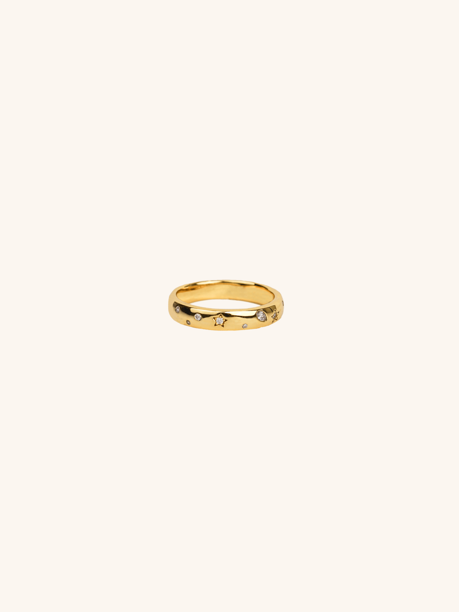 ADALYN Starlight Sterling Silver Ring - Minimalist Lab