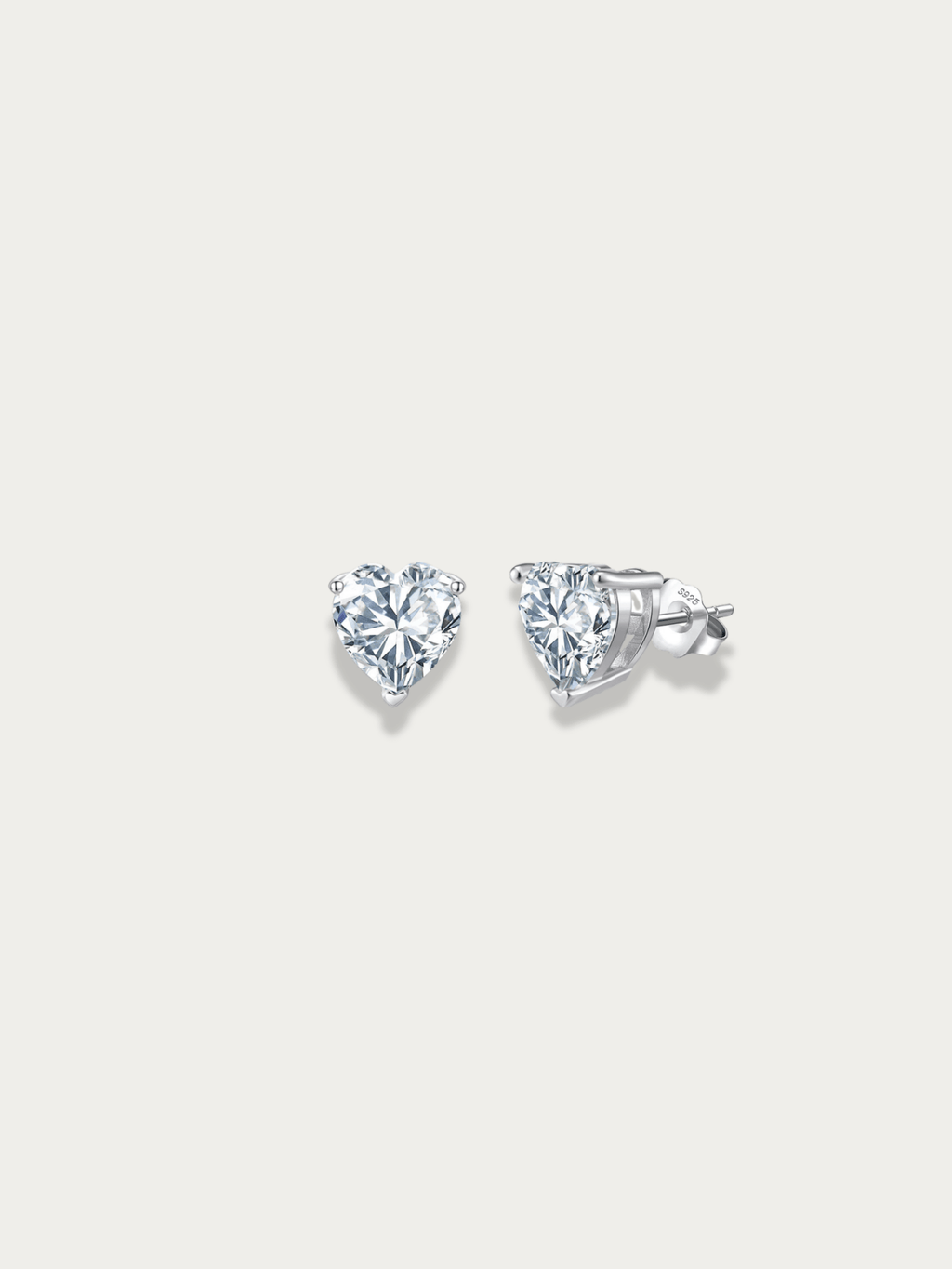 Amoura Eternal Brilliance Stud Earring – Heart Cut - Minimalist Lab