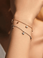 APOLLO Star Charms Sterling Silver Bracelet - Minimalist Lab