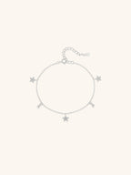 APOLLO Star Charms Sterling Silver Bracelet - Minimalist Lab