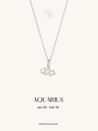 ASTRA Zodiac Sterling Silver Necklace - Minimalist Lab