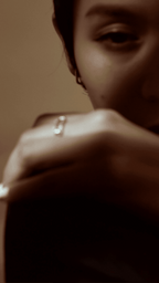 925 sterling silver chain link ring with cubic zirconia – gift for her Malaysia