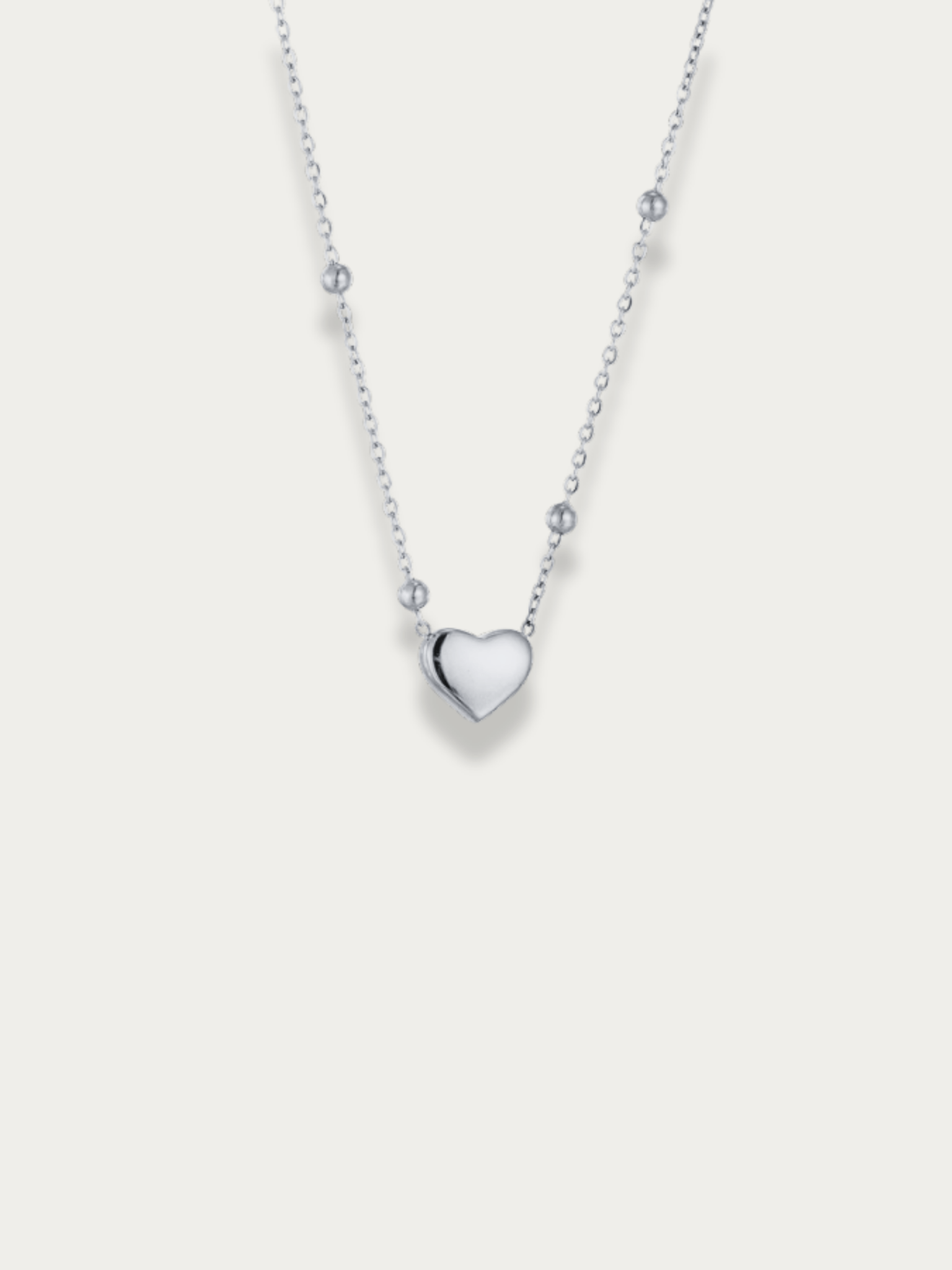 Aure Heart Beaded Necklace - Minimalist Lab