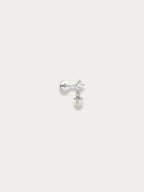 Aurelia Pearl Drop Stud Earring - Minimalist Lab