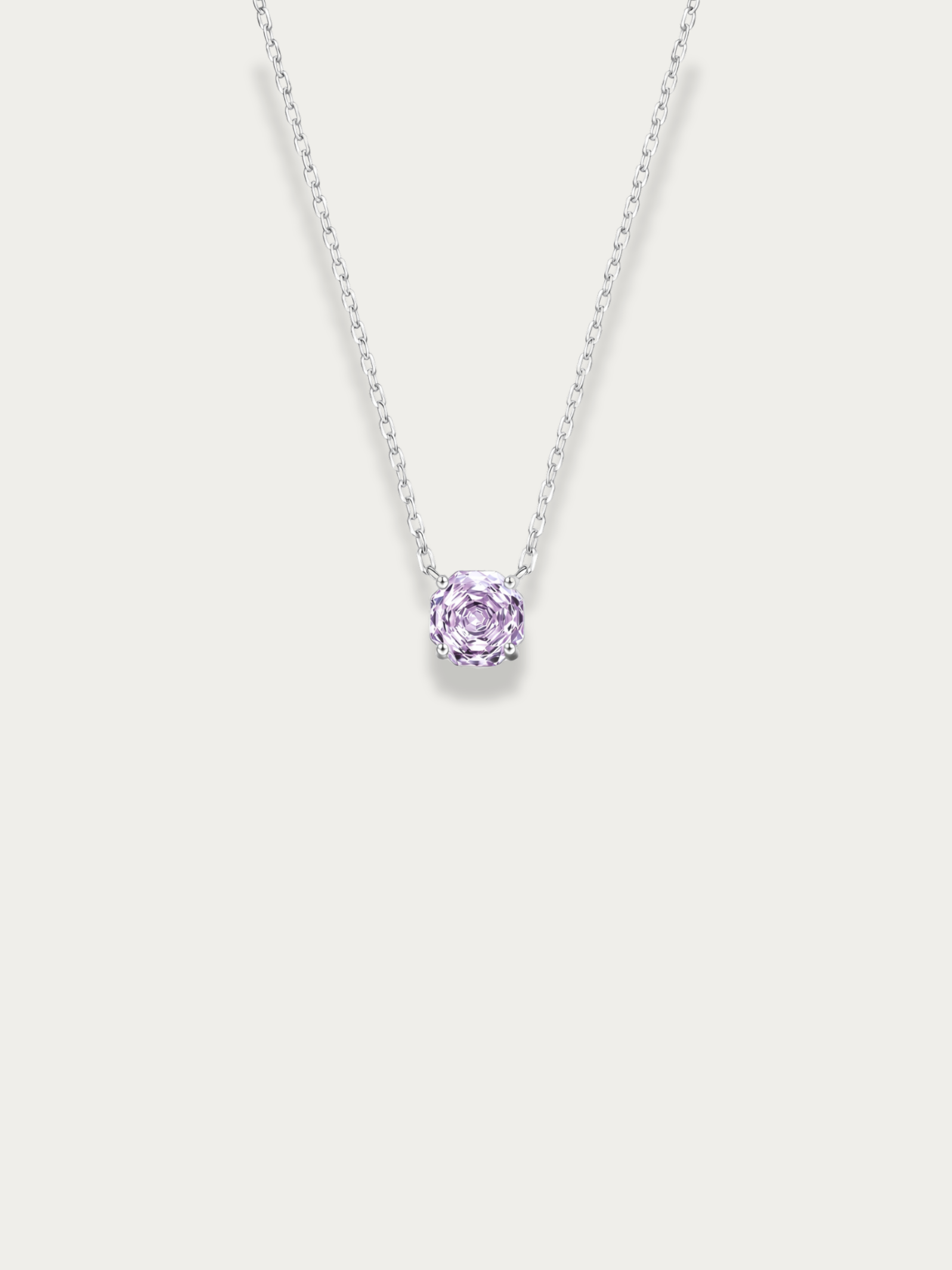 purple stone aurelle rose cut solitaire necklace 925 silver malaysia