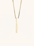 Bar Box Chain Engravable Pendant Necklace - Minimalist Lab