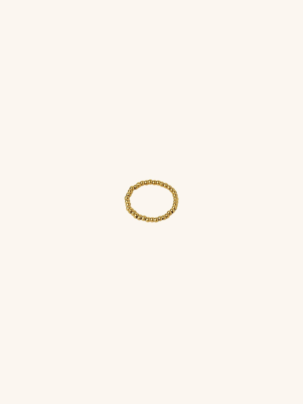 Beaded Elastic Ring - Minimalist Lab
