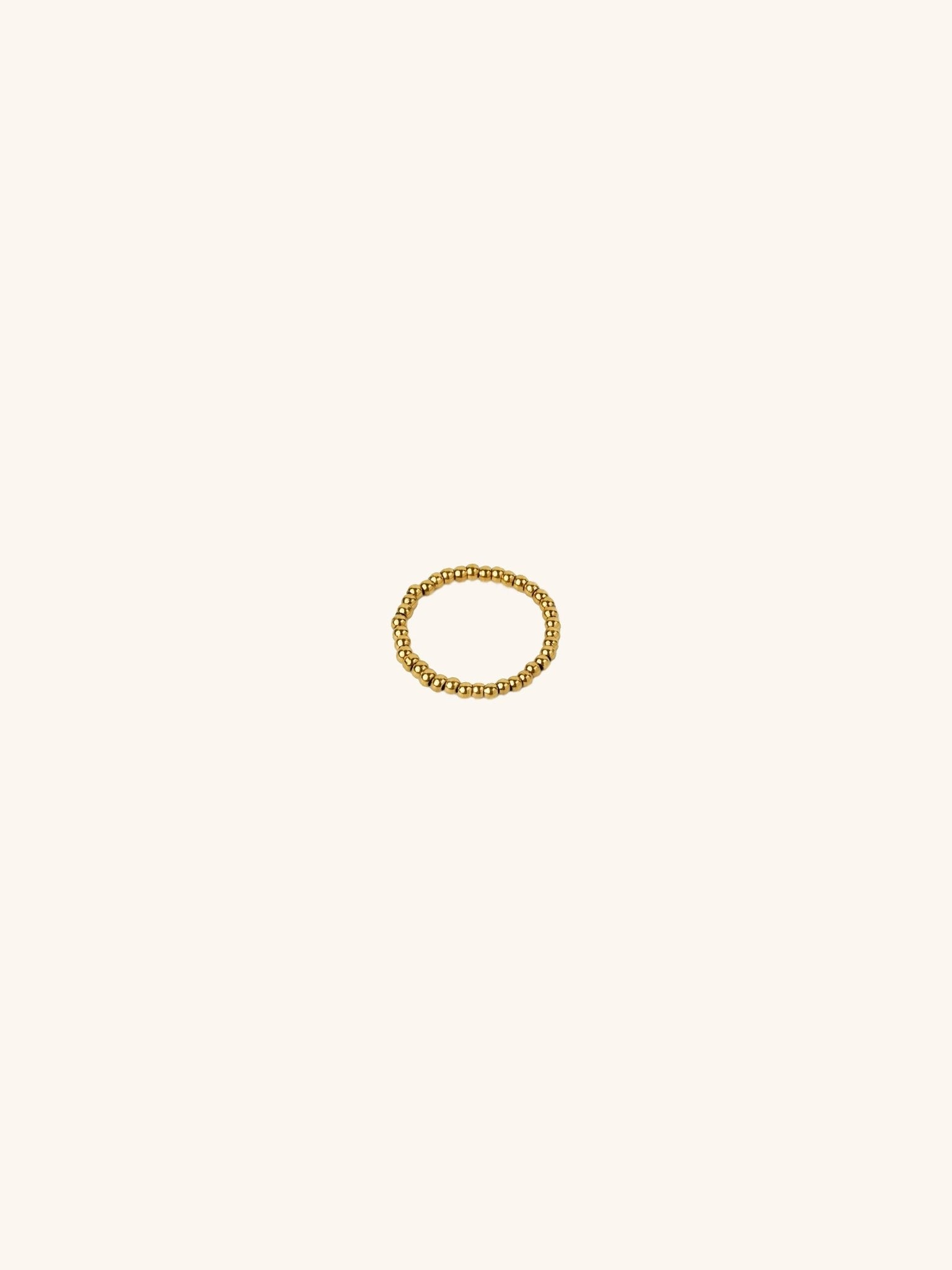 Beaded Elastic Ring - Minimalist Lab