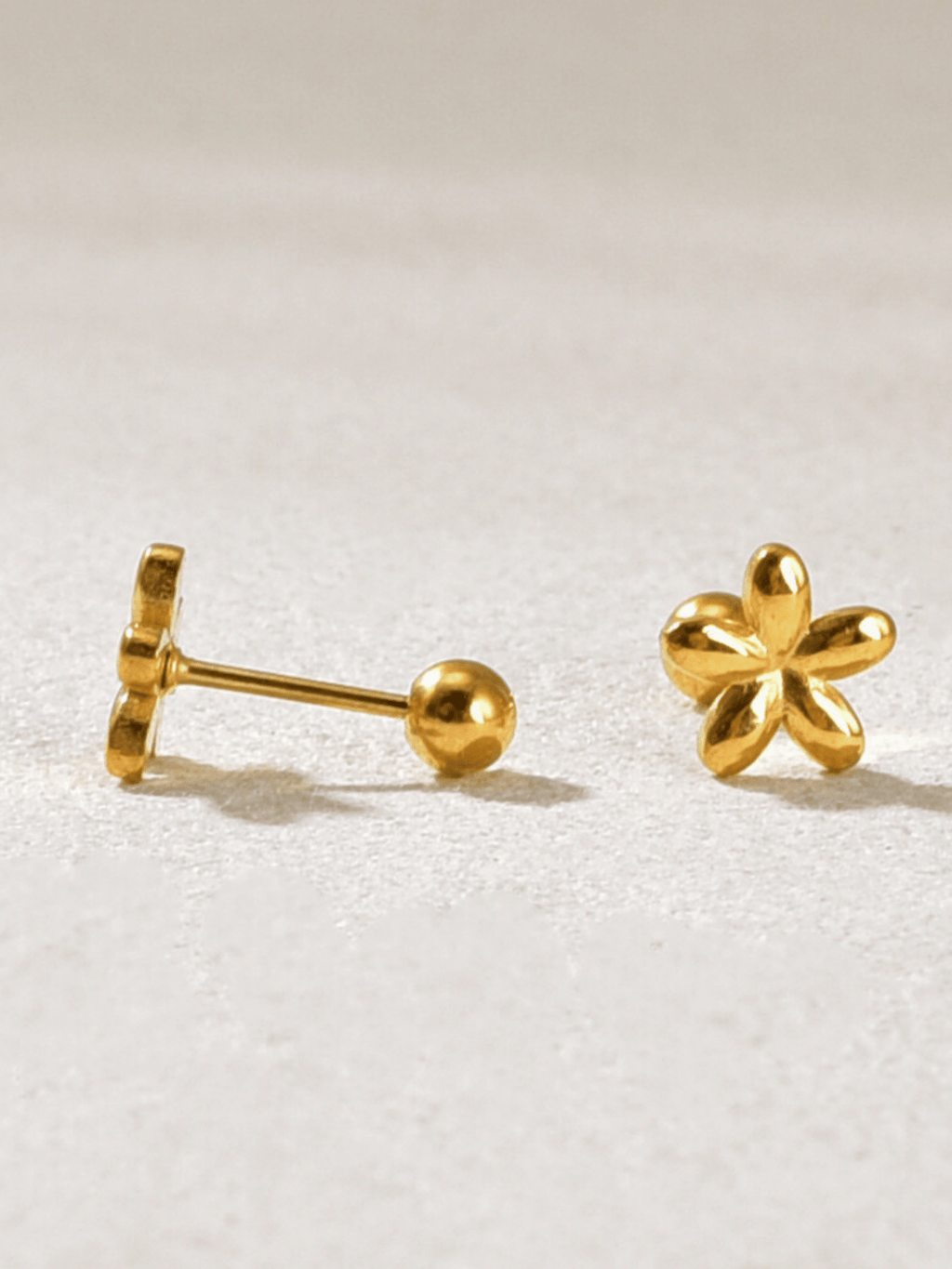 Belle Blossom Barbell Stud - Minimalist Lab