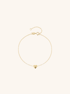 L'AMOUR Heart Chain Sterling Silver Bracelet - Minimalist Lab
