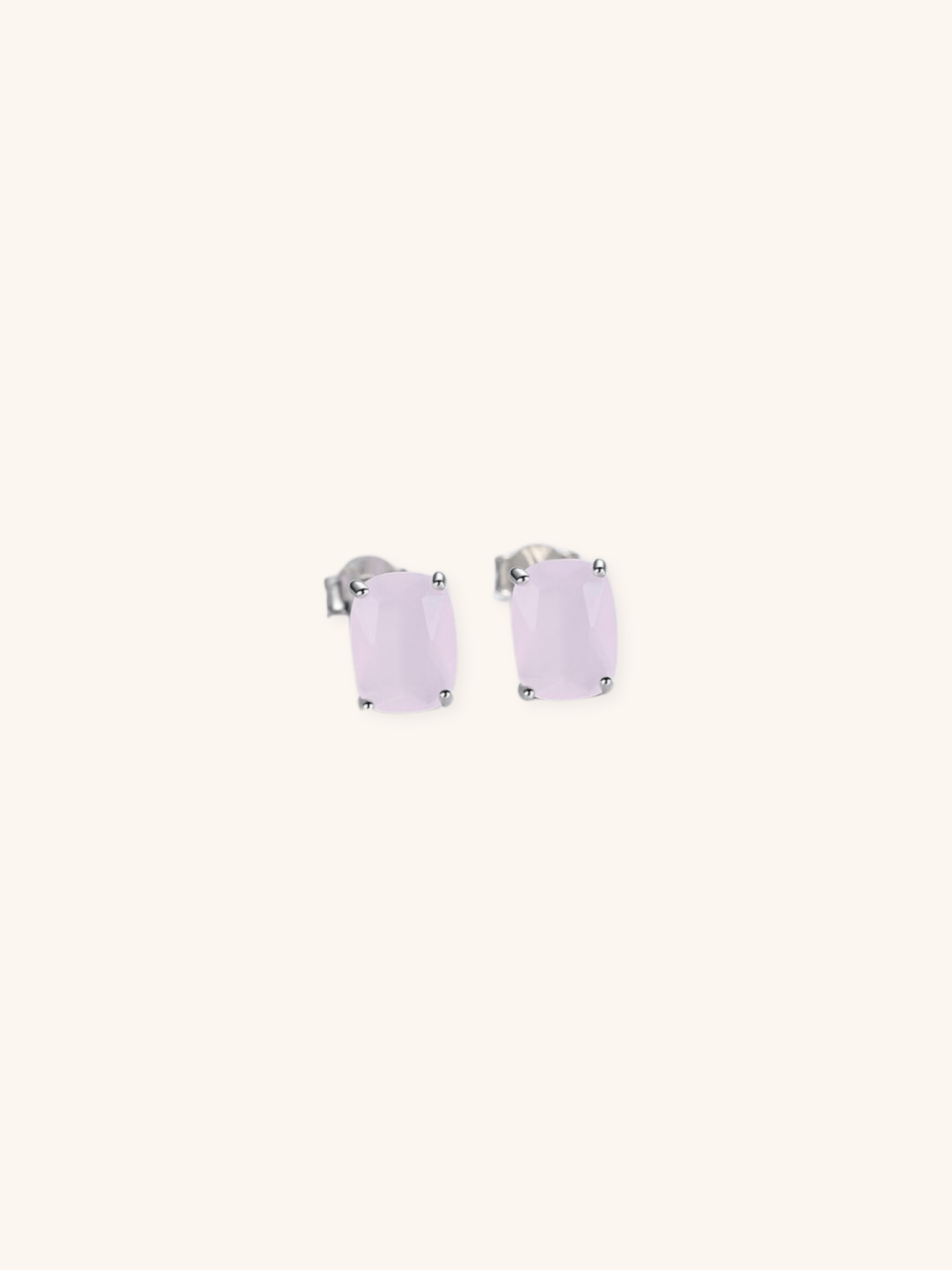 KATE Diamond Sterling Silver Earstuds - Minimalist Lab