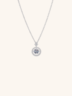 AMORY Dancing Diamond Sterling Silver Necklace - Minimalist Lab